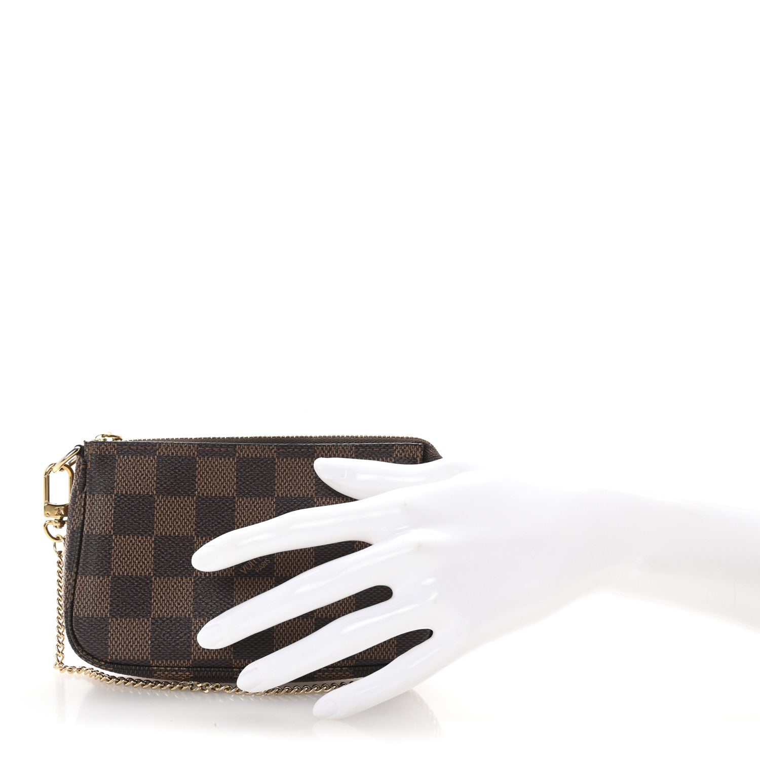 Louis Vuitton Damier Ebene Mini Pochette Accessories 2 of 8