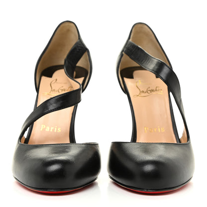 Christian Louboutin Shiny Nappa Decalcoco 100 Pumps 36.5 Black 2 of 10