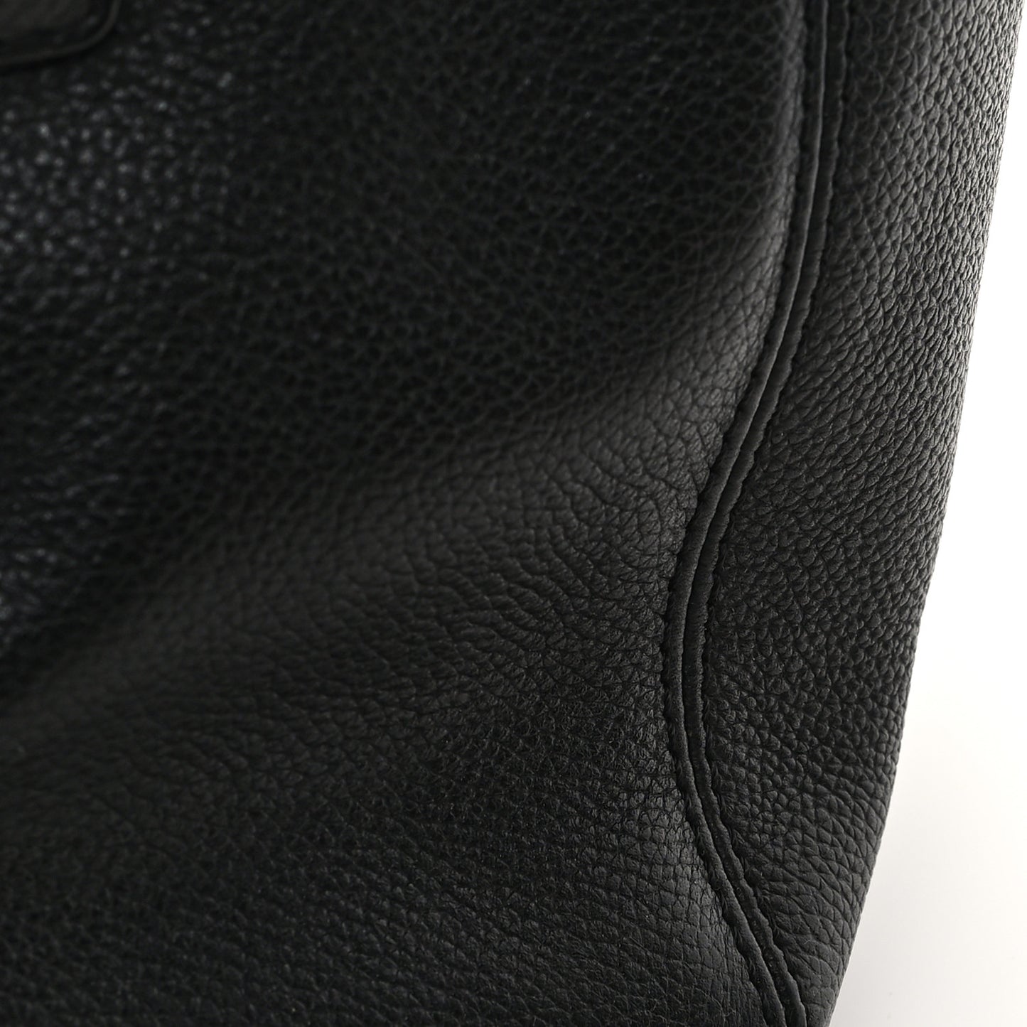 Calfskin Small Cerf Executive Shopper Tote Black