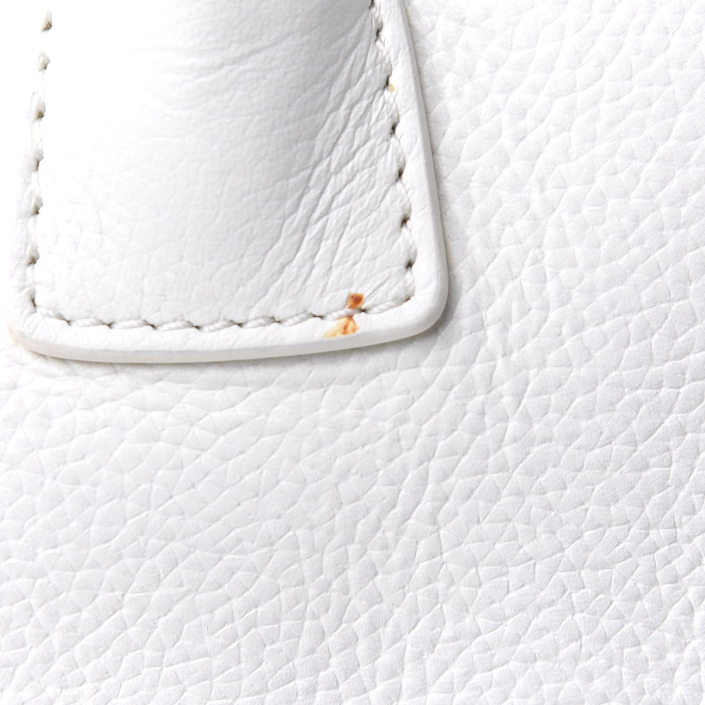 Calfskin Cerf Executive Shopper Tote White