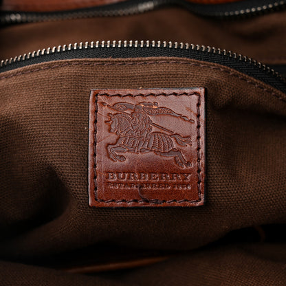 Burberry House Check Bridle Calfskin Tote Tan 6 of 22