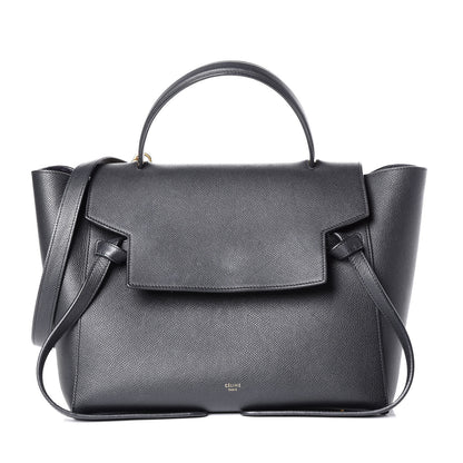 Celine Grained Calfskin Mini Belt Bag Black 1 of 8