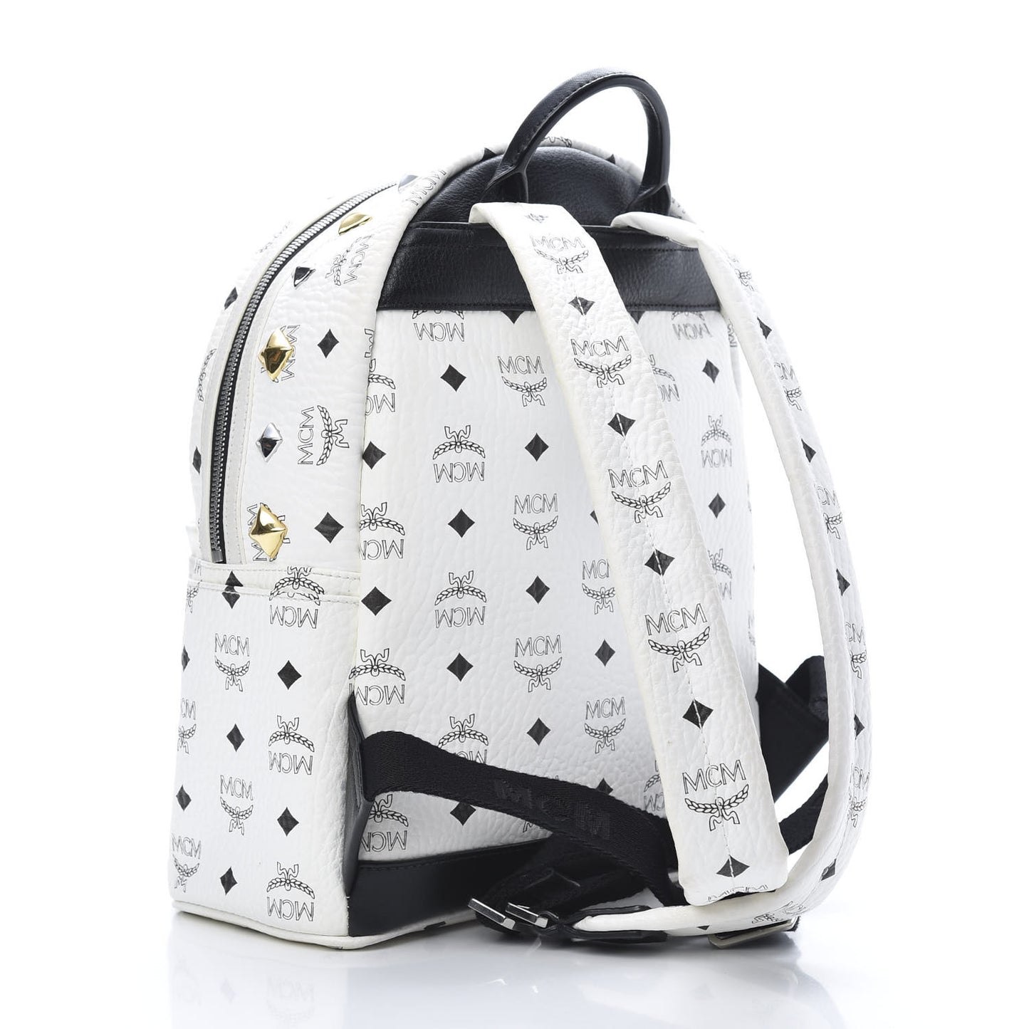 Visetos Studded Small Stark M Backpack White