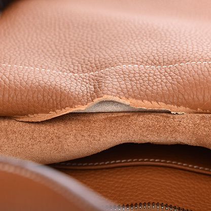 Hermes Taurillon Clemence Trim II 38 Gold 9 of 13