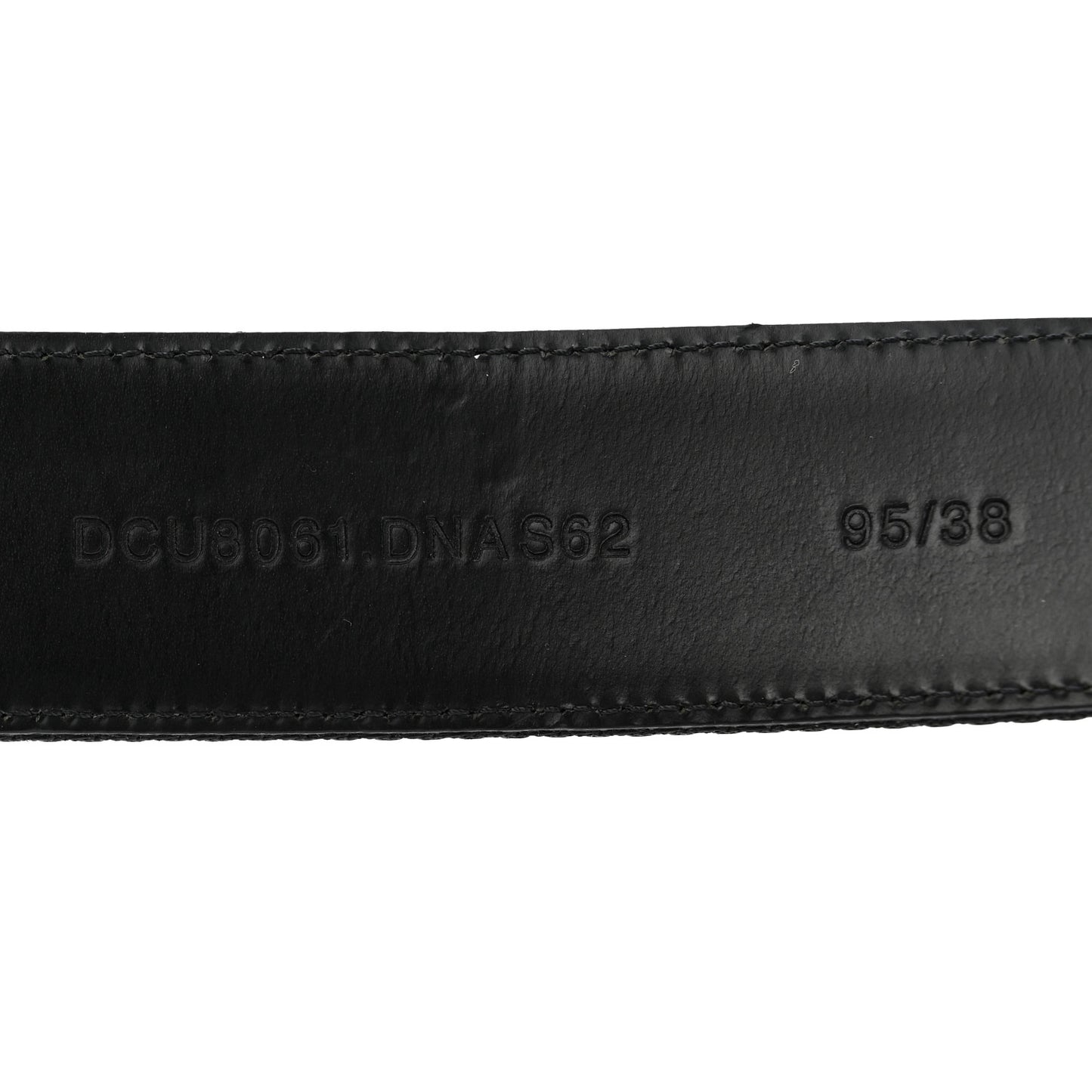Calfskin Canvas La Medusa Belt 95 38 Black