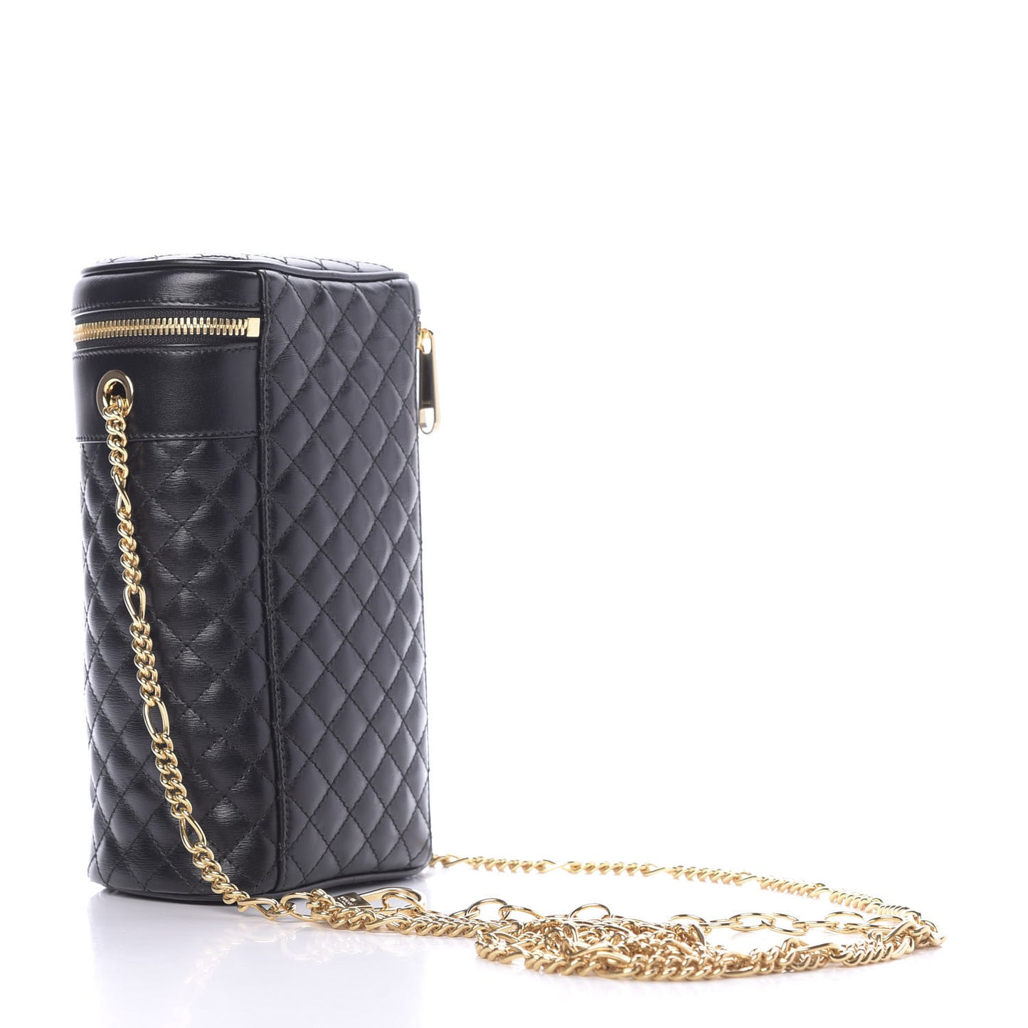 Calfskin Trapuntata Zumi Belt Bag Black