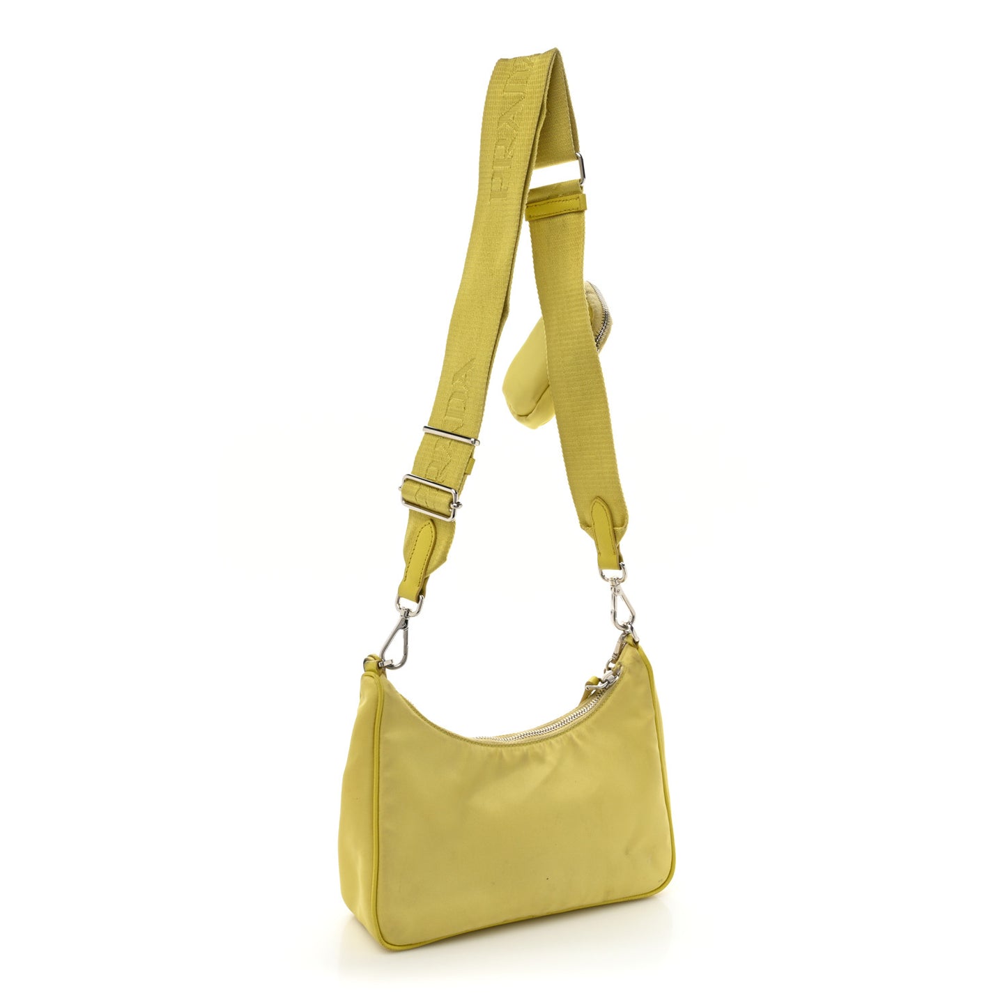 Nylon Saffiano Re-Edition 2005 Shoulder Bag Ananas