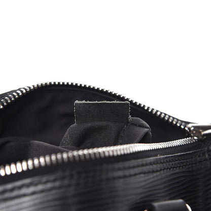 Louis Vuitton Epi Speedy 25 Black 5 of 8