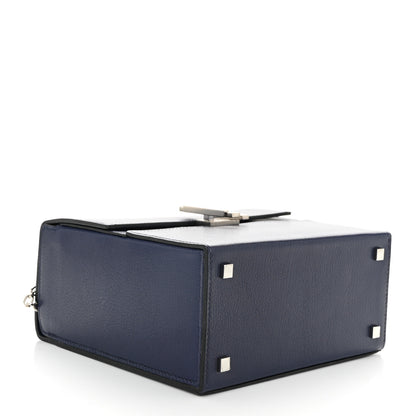 Hermes Chevre Mysore Cinhetic Boxy Top Handle Bag Blue Encre 4 of 11