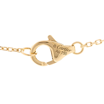 Cartier 18K Yellow Gold Diamond Mother of Pearl XS Amulette de Cartier Pendant Necklace 4 of 4