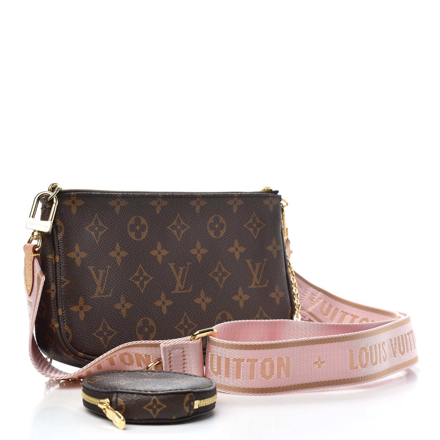 Louis Vuitton Monogram Multi Pochette Accessories Rose Clair 3 of 10