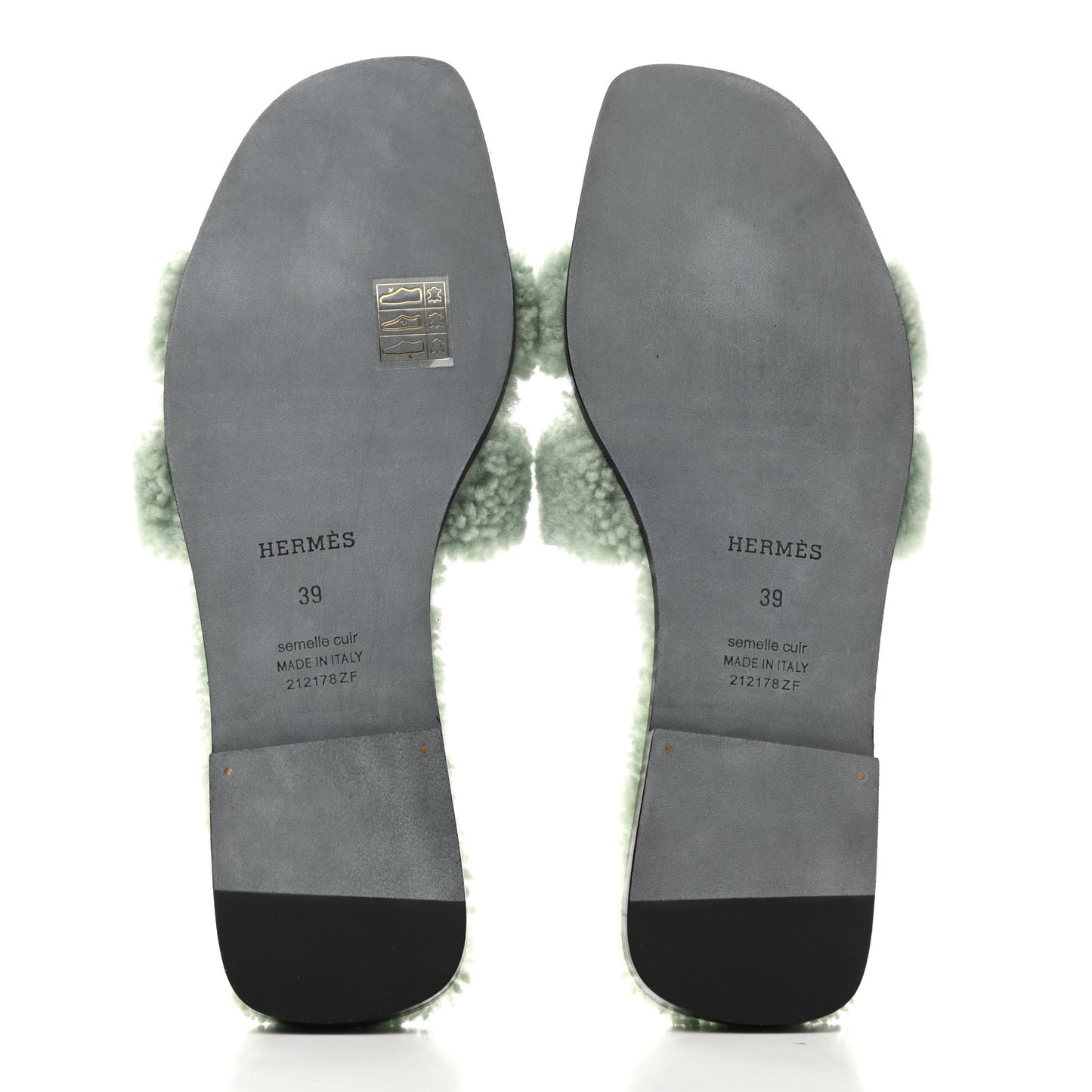 Woolskin Oran Sandals 39 Vert D’Eau