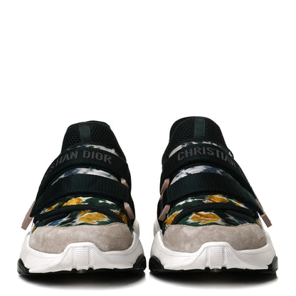 Christian Dior Technical Fabric Camouflage Tie and Dior Womens D-Wander Sneakers 38 Cypress Green 2 of 12