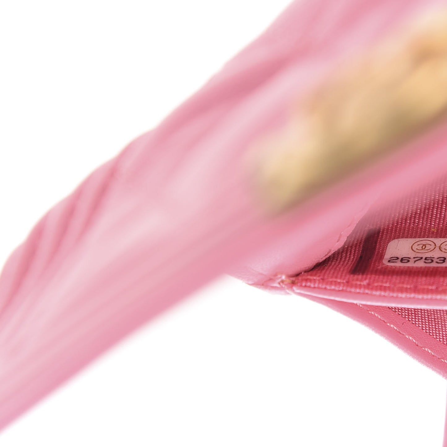 Lambskin Quilted Medium Boy Flap Wallet Pink