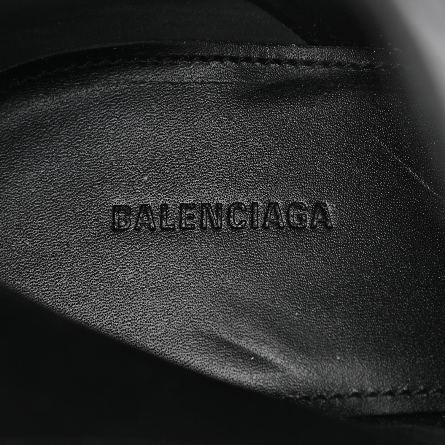 Balenciaga Shiny Kidskin Fringe BB Knife Booties 37.5 Black 6 of 10