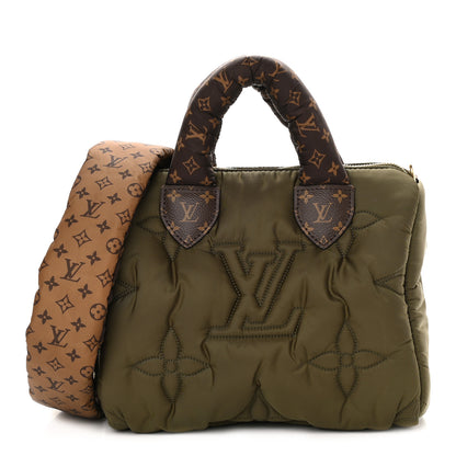 Louis Vuitton Econyl Mini Monogram Pillow Speedy Bandouliere 25 Khaki 1 of 8