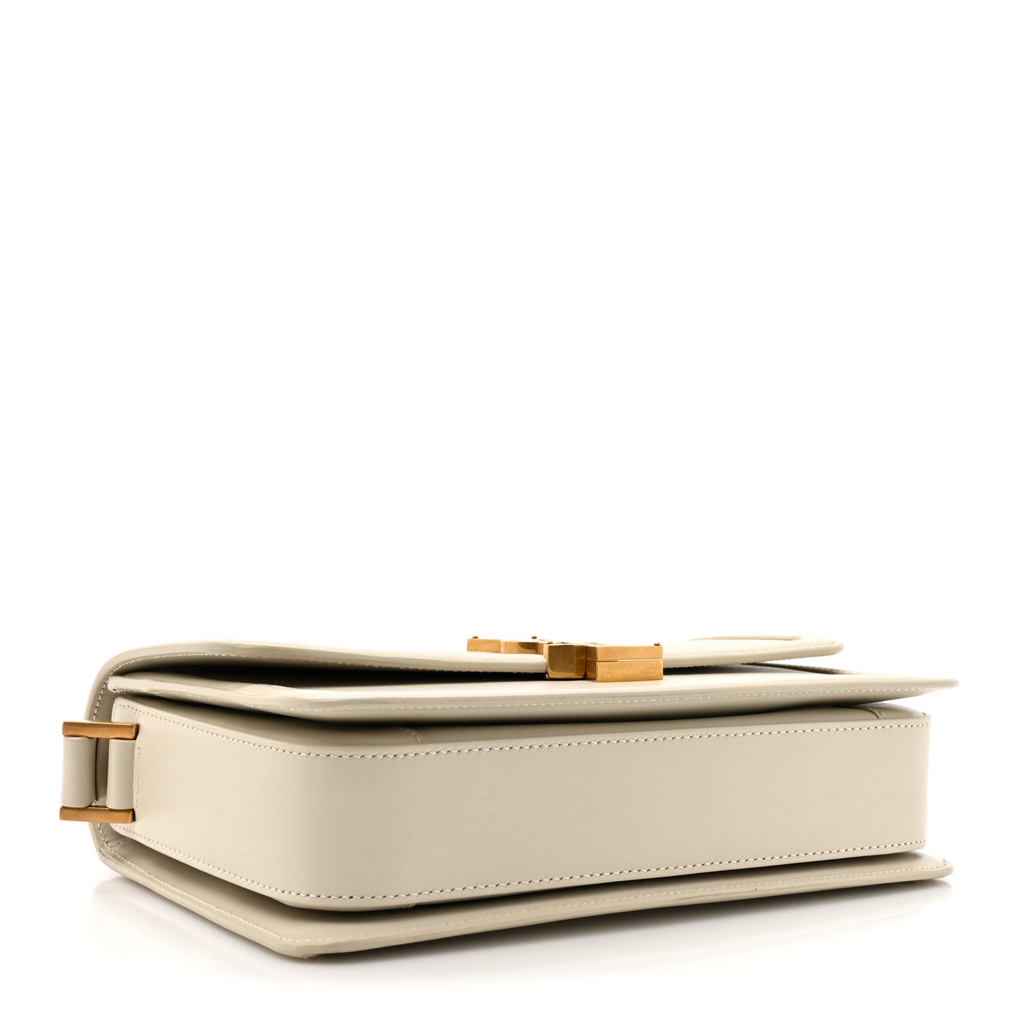 Box Calfskin Monogram Medium Solferino Satchel Crema Soft