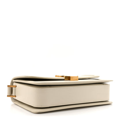 Saint Laurent Box Calfskin Monogram Medium Solferino Satchel Crema Soft 4 of 18