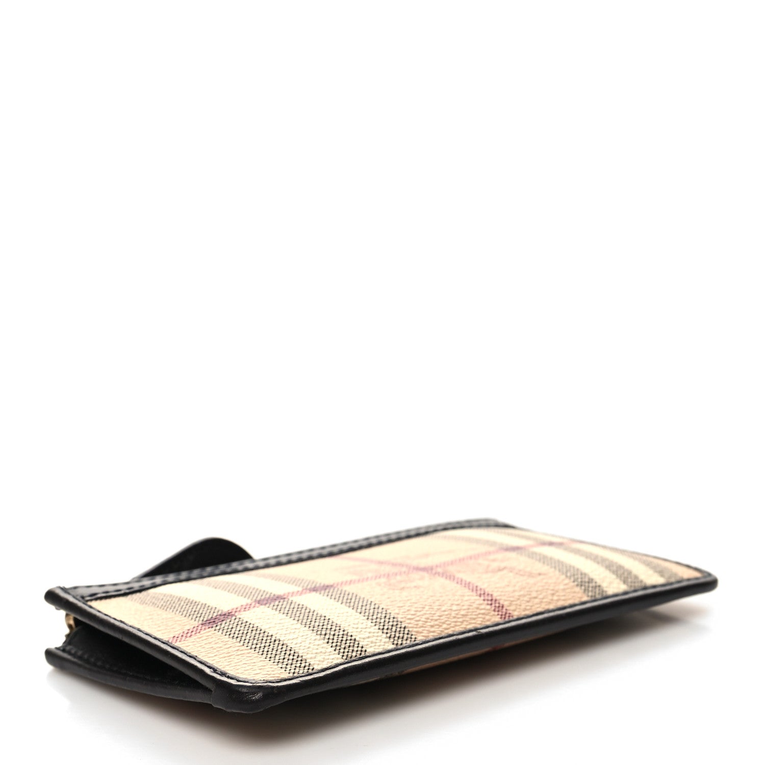 Burberry Haymarket Check Lindal Coin Case Chocolate 4 of 9