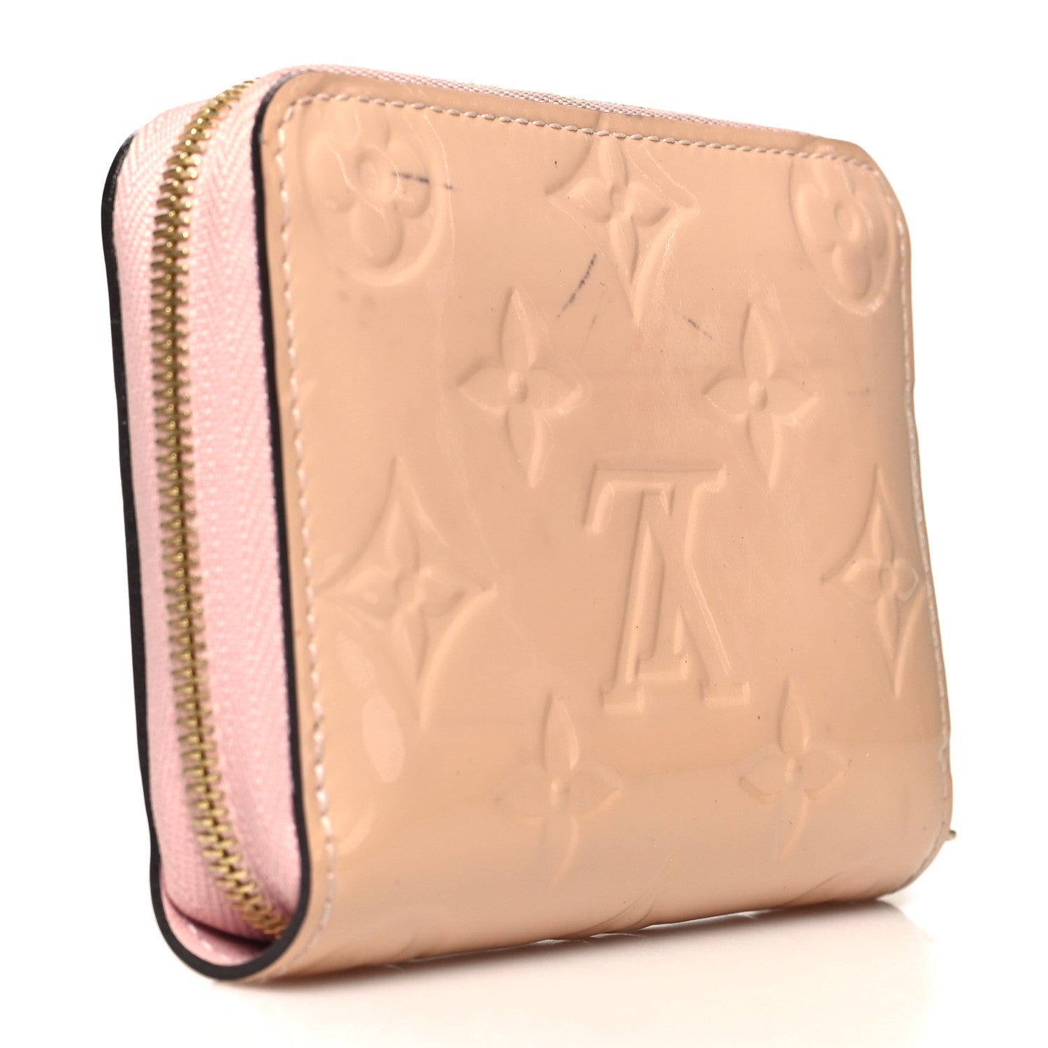 Louis Vuitton Vernis Zippy Coin Purse Rose Ballerine 3 of 9