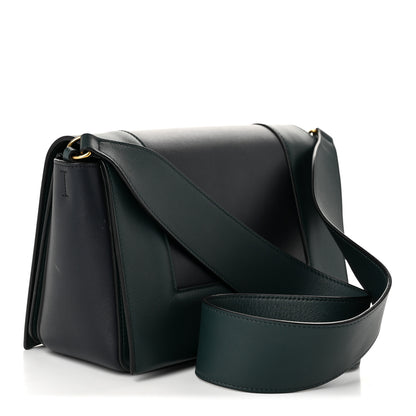 Celine Shiny Smooth Calfskin Medium Frame Shoulder Bag Amazone Dark Navy 3 of 10