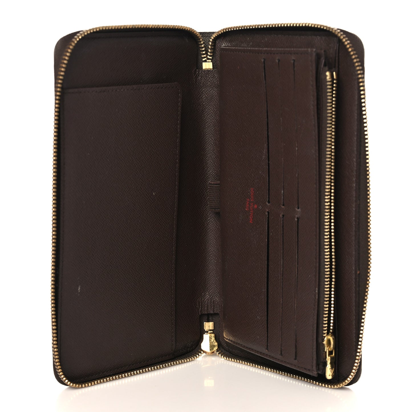 Damier Ebene Zippy Organizer Wallet