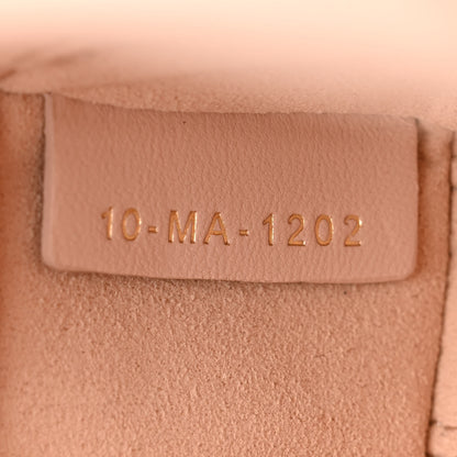 Christian Dior Lambskin Cannage Micro Lady D-Joy Rose De Vents 7 of 10