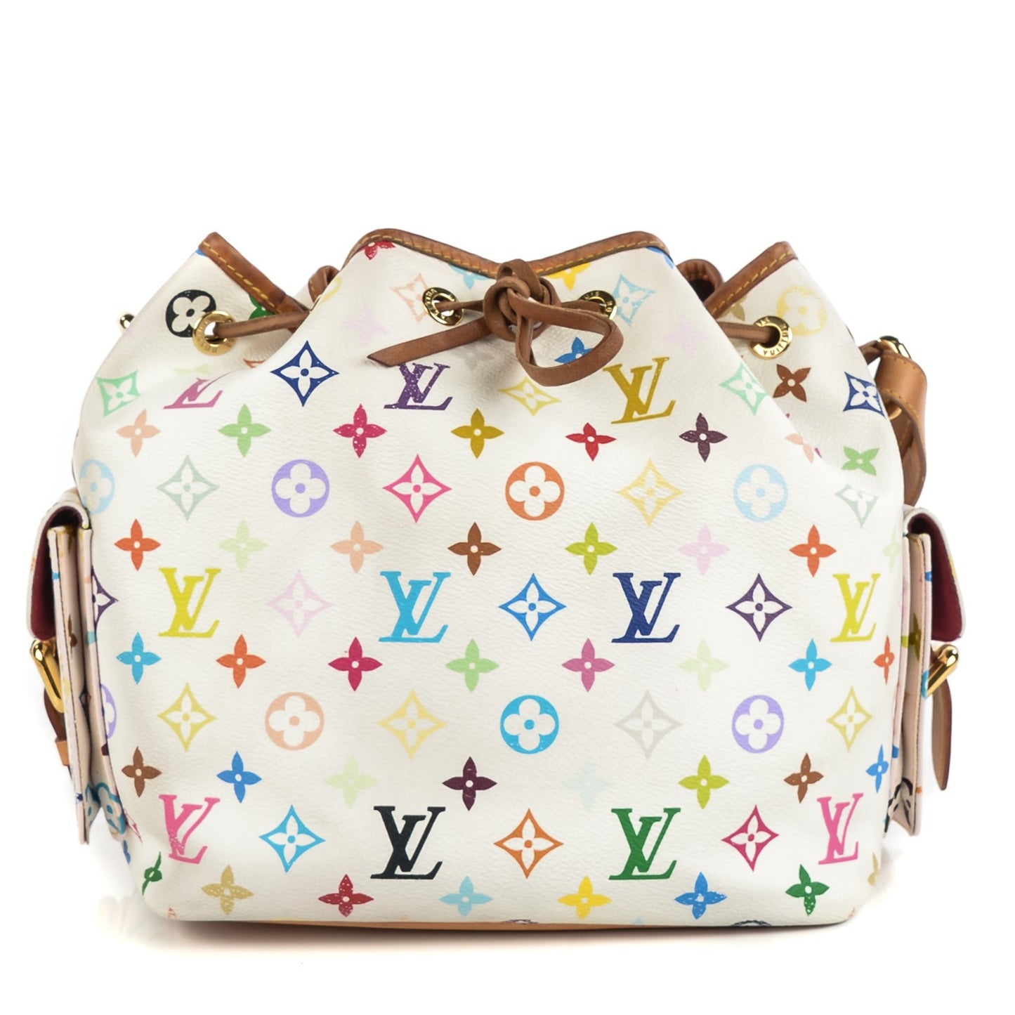 Monogram Multicolor Petit Noe White