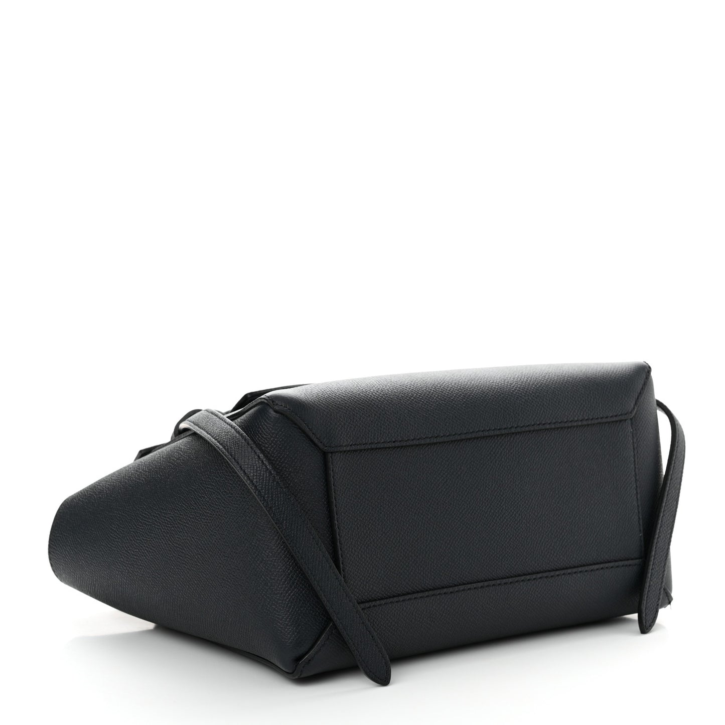 Grained Calfskin Micro Belt Bag Navy Blue