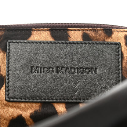 Dolce & Gabbana Calfskin Miss Madison Duffle Bag Black 5 of 8