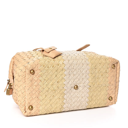 Bottega Veneta Ostrich Intrecciato Montaigne Nude Ivory 4 of 11