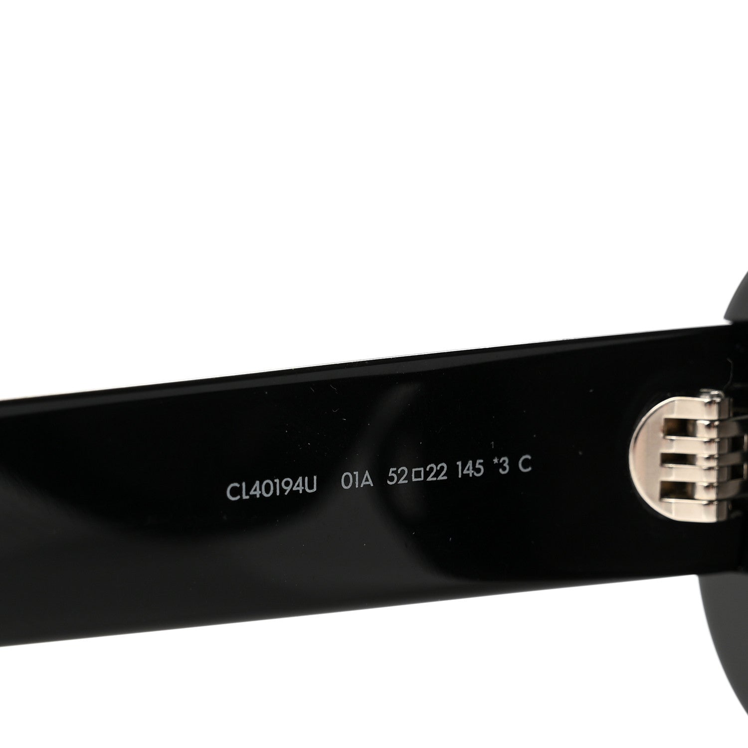 Celine Acetate Triomphe 01 Sunglasses CL 40194U Black 5 of 6
