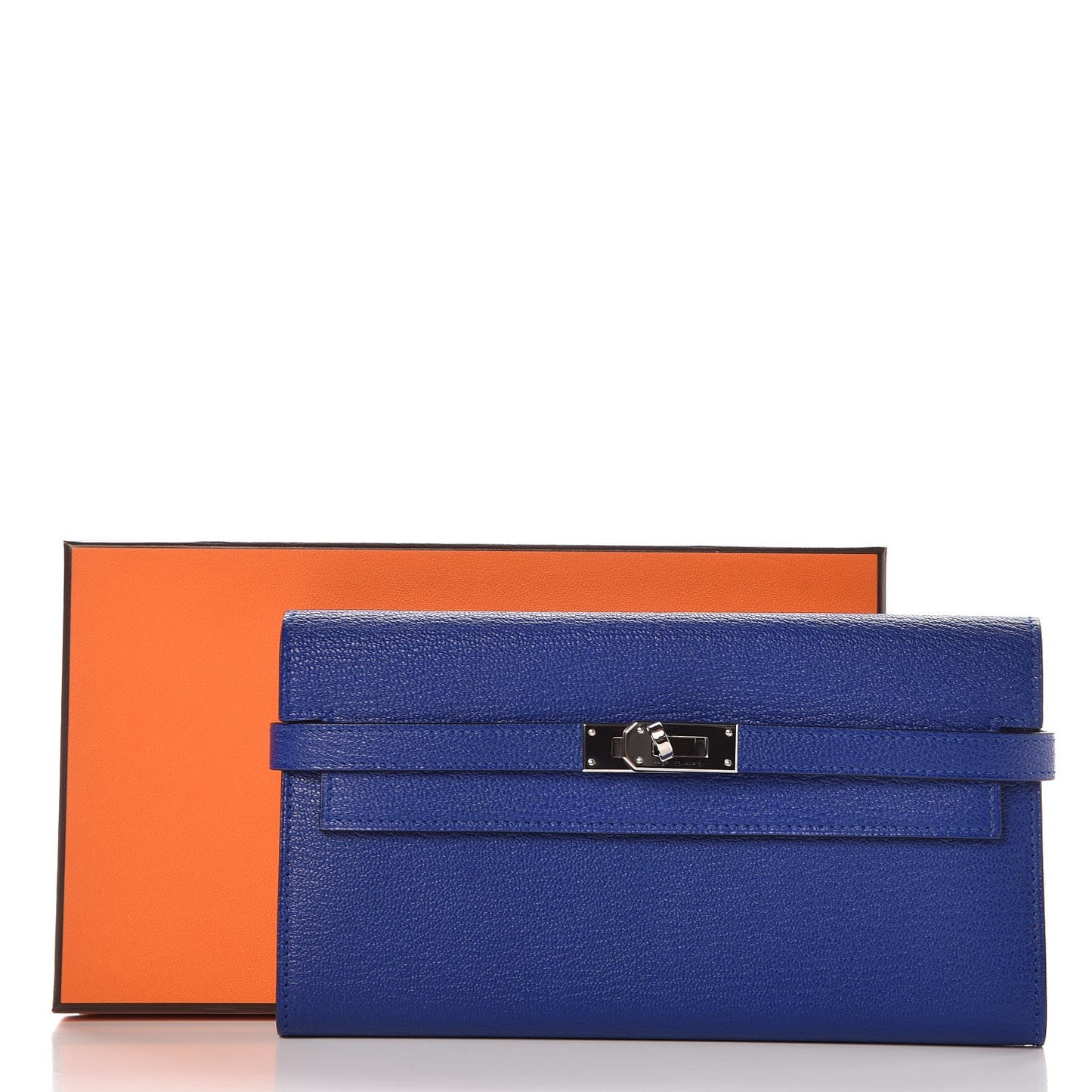 Chevre Mysore Kelly Longue Wallet Bleu Electrique