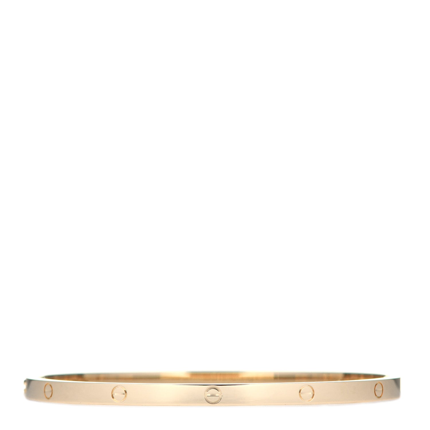 Cartier 18K Yellow Gold Small LOVE Bracelet 19 3 of 6