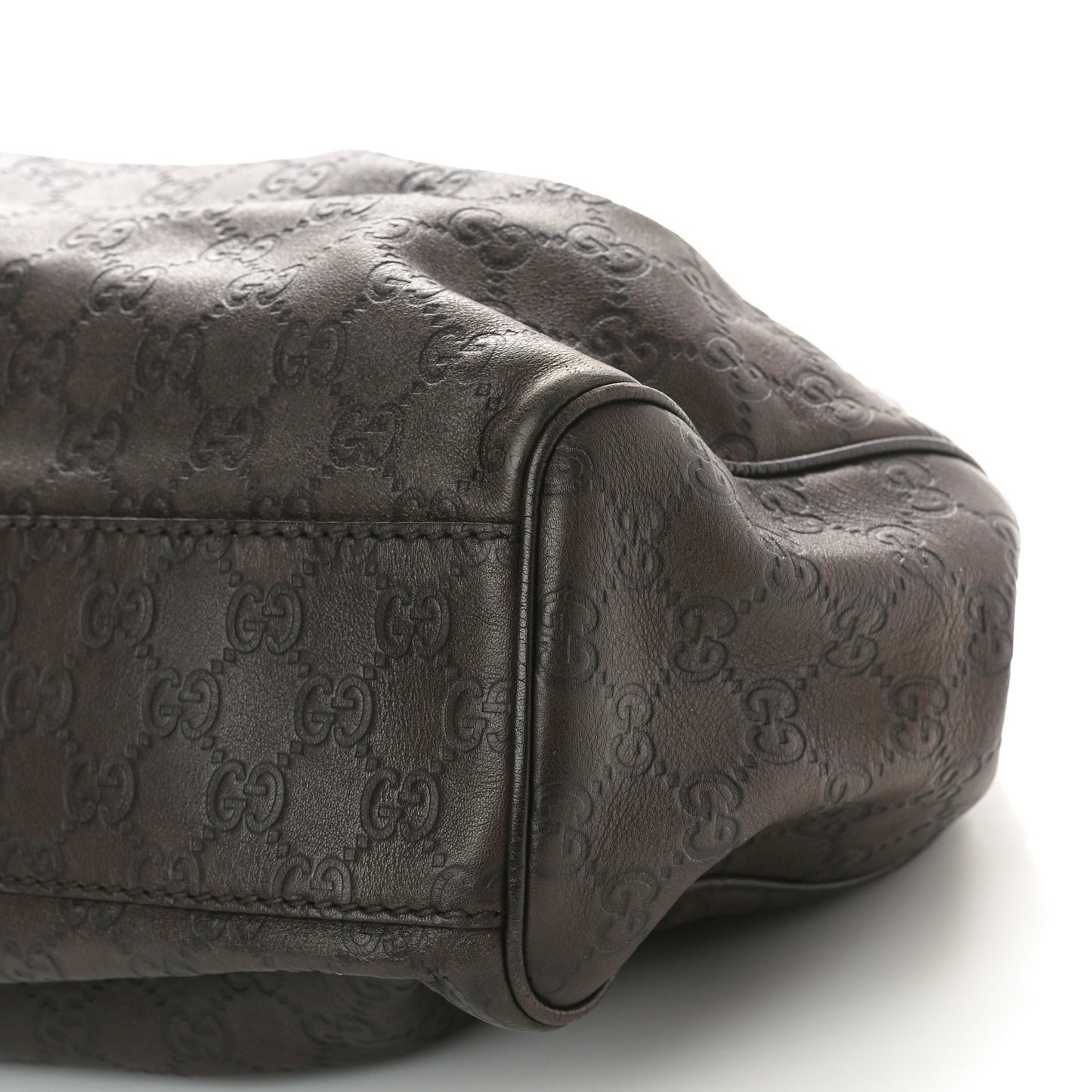 Guccissima Medium Sukey Tote Chocolate