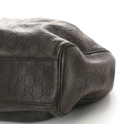 Gucci Guccissima Medium Sukey Tote Chocolate 10 of 11