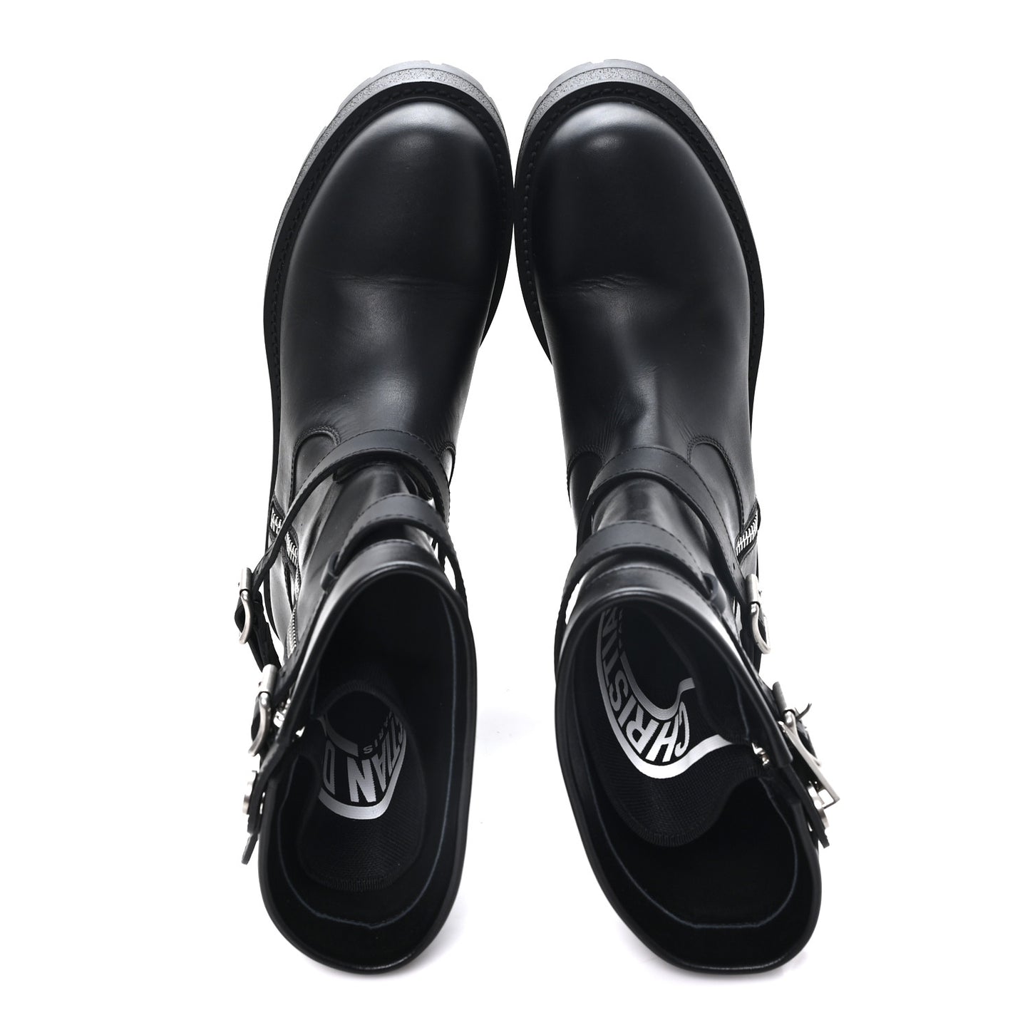 Calfskin D-Major Ankle Boot  39.5 Black
