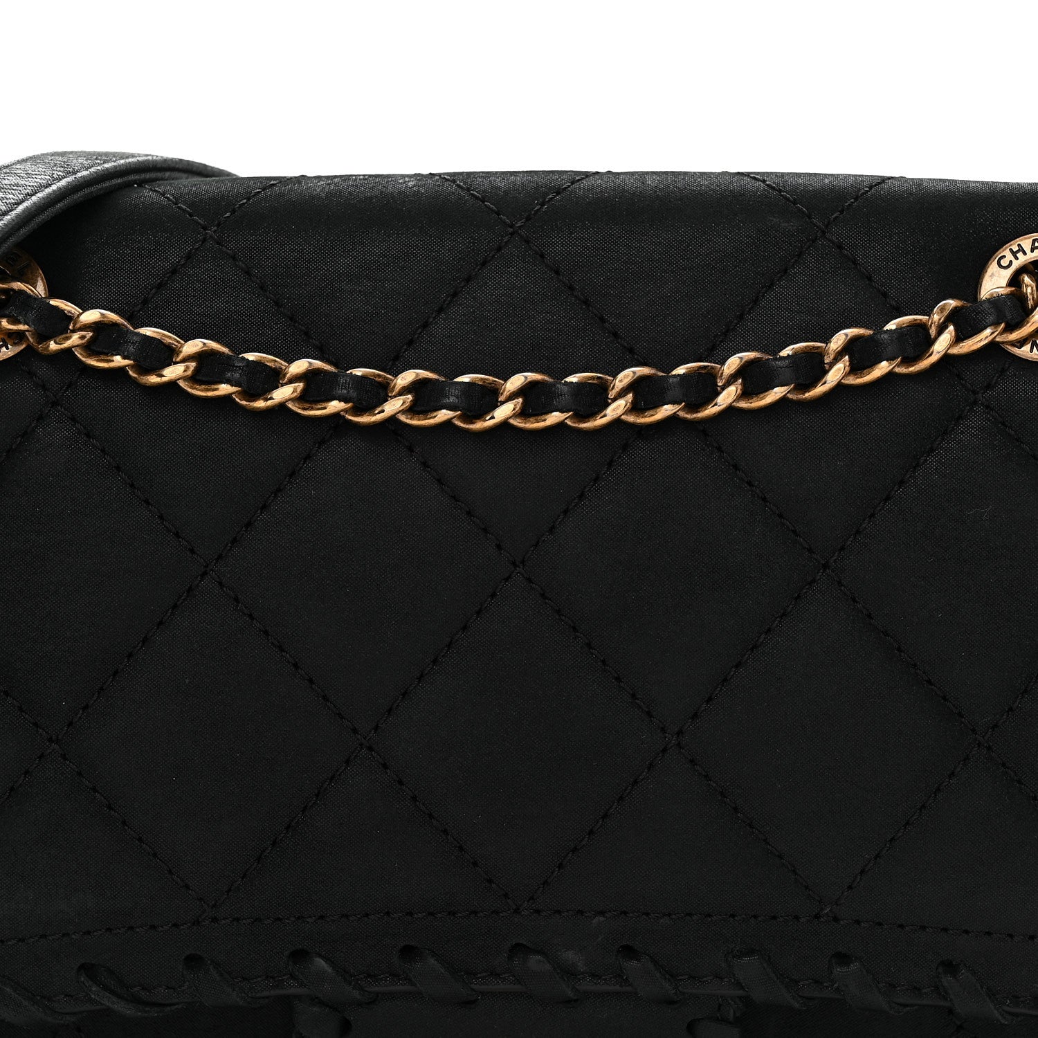Chanel Iridescent Calfskin Small Happy Stitch Flap Black 8 of 10