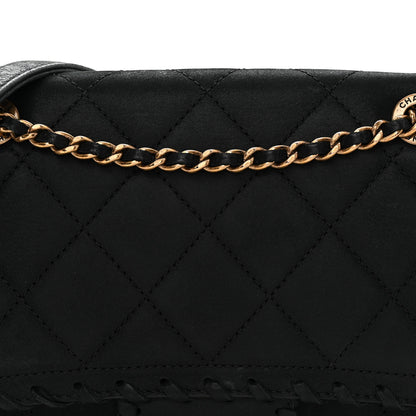 Chanel Iridescent Calfskin Small Happy Stitch Flap Black 8 of 10