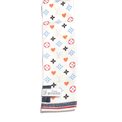 Louis Vuitton Silk Game On Bandeau Black White 3 of 3