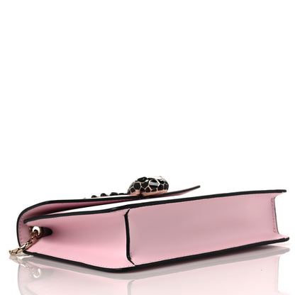 Bulgari Calfskin Studded Serpenti Forever Crossbody Bag Pink 3 of 9