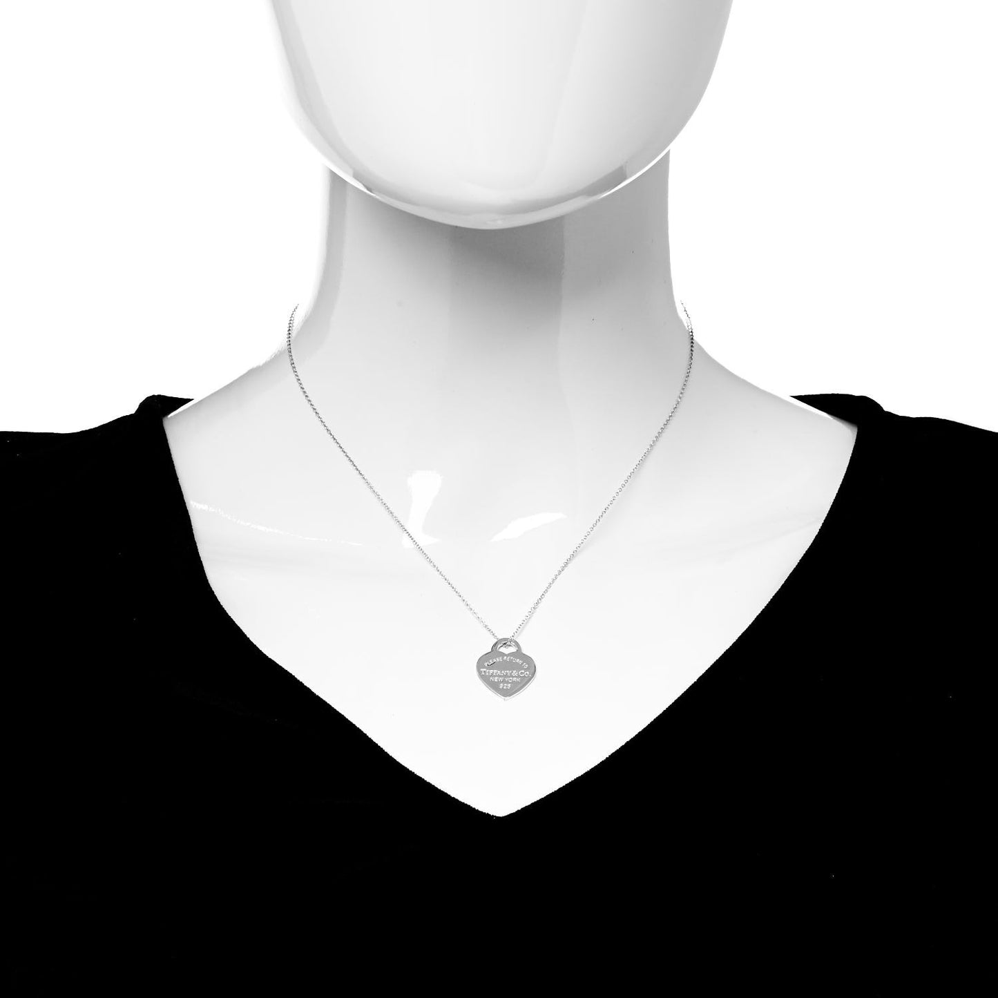 Sterling Silver Small Return to Tiffany Heart Pendant Necklace