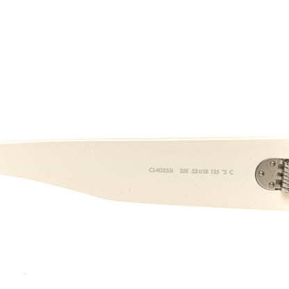 Celine Acetate Sunglasses CL40255I Ivory 6 of 7
