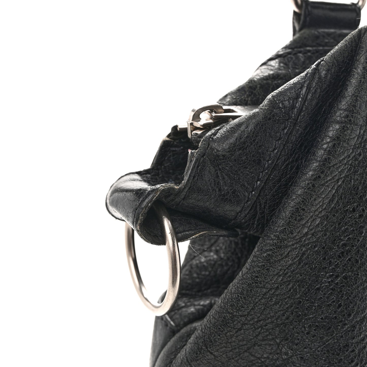 Agneau Classic Hardware Square Tote Black