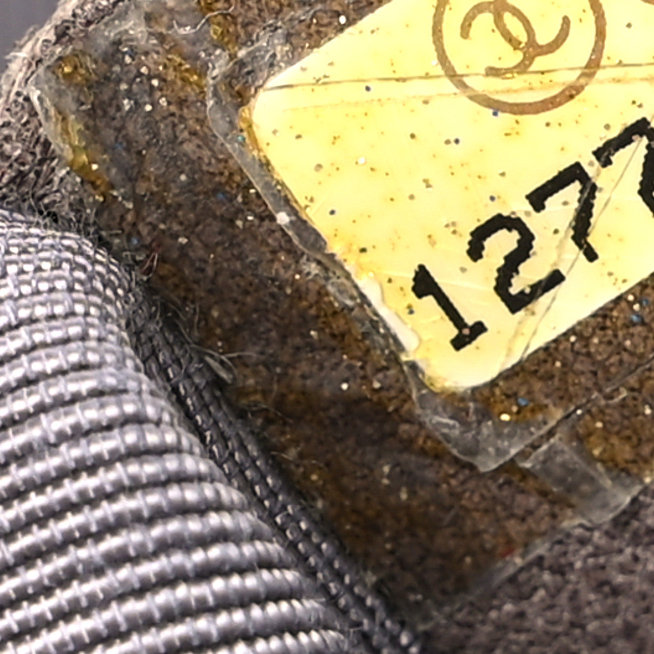 Chanel Metallic Cracked Calfskin Modern Chain Tote Dark Silver 7 of 12