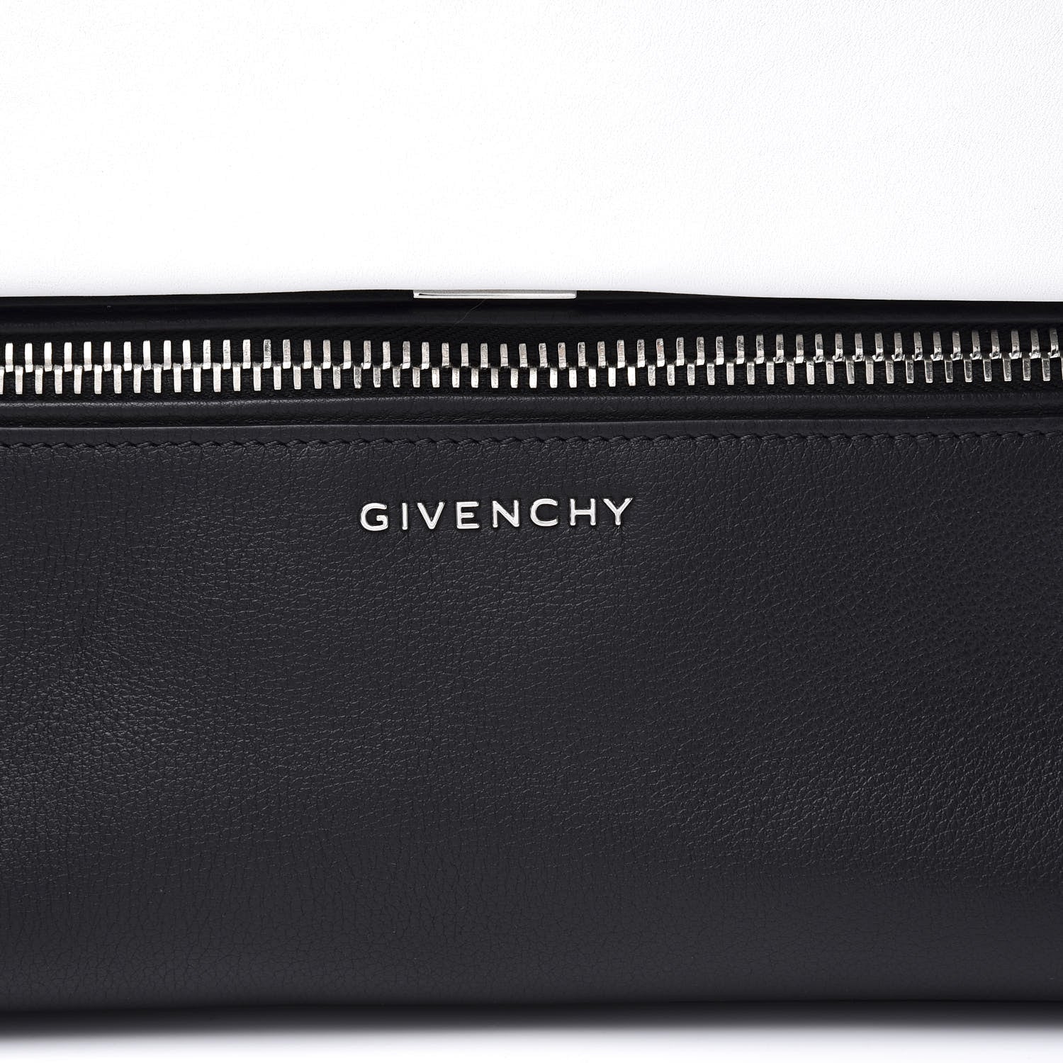Givenchy Calfskin Small Pandora Pure Flap Bag Black White 9 of 9