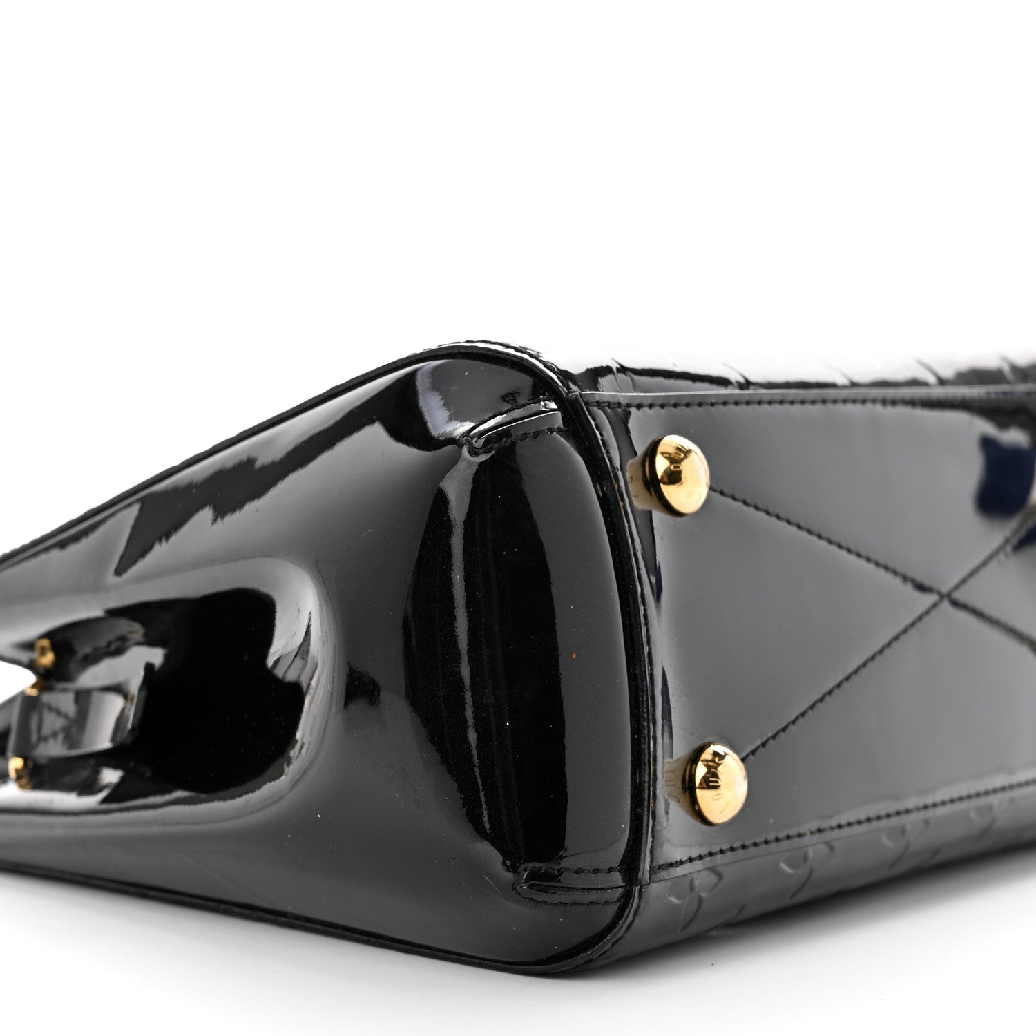 Louis Vuitton Vernis Montaigne BB Black 10 of 13