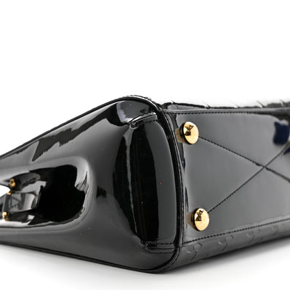 Louis Vuitton Vernis Montaigne BB Black 10 of 13