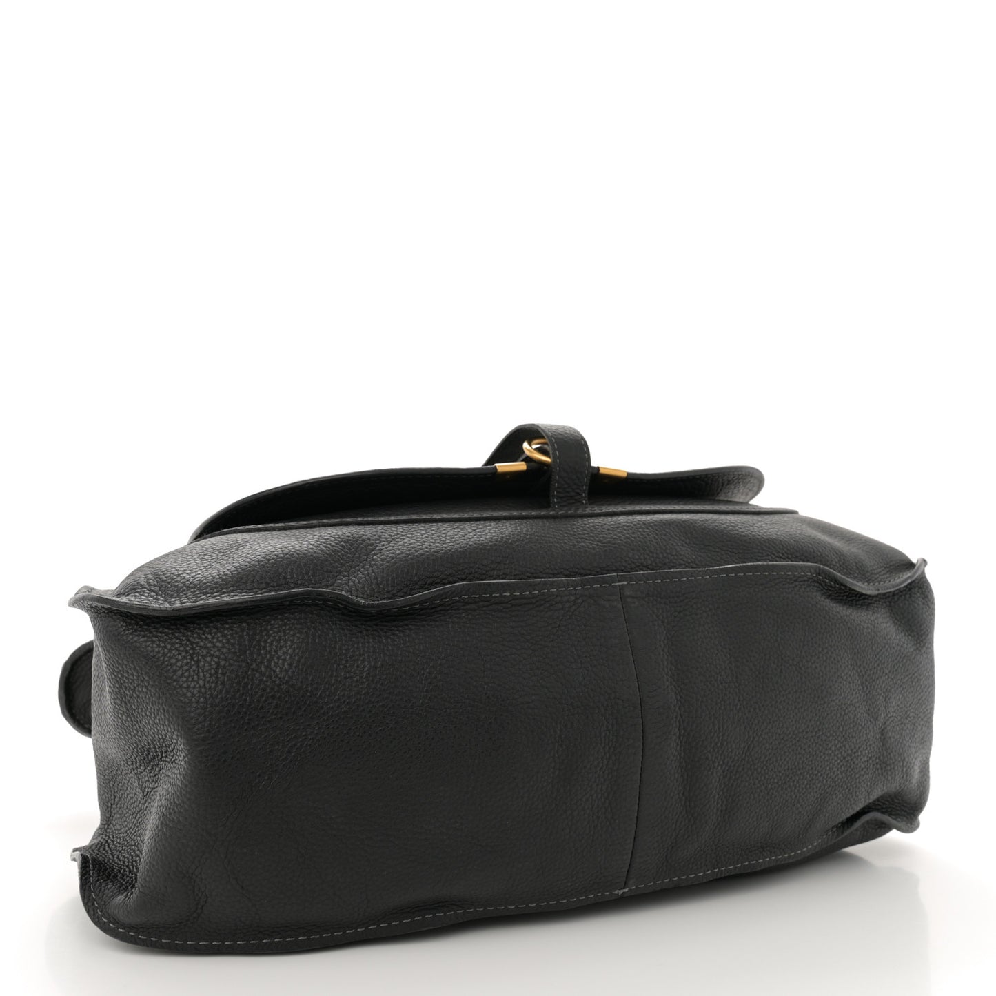 Calfskin Medium Marcie Satchel Black