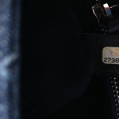 Chanel Denim Quilted Small Coco Handle Flap Blue 7 of 10